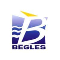 logo bleu et jaune ville de Bègles (33)